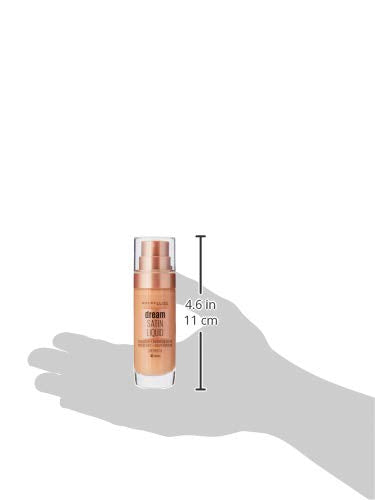 Maybelline Foundation, Dream Radiant Liquid Hydrating Foundation with Hyaluronic Acid and Collagen - Lightweight, Medium Coverage Up to 12 Hour Hydration - 30 Sand