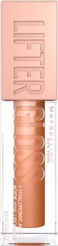 Maybelline New York Lifter Gloss, Hydrating Lip Gloss with Hyaluronic Acid, 5.4 ml, Shade: 003 Moon