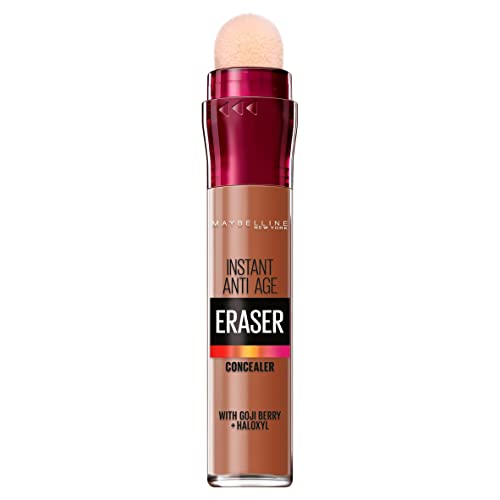 Maybelline Instant Anti Age Eraser Eye Concealer, Dark Circles and Blemish Concealer, Ultra Blendable Formula, 06 Neutraliser