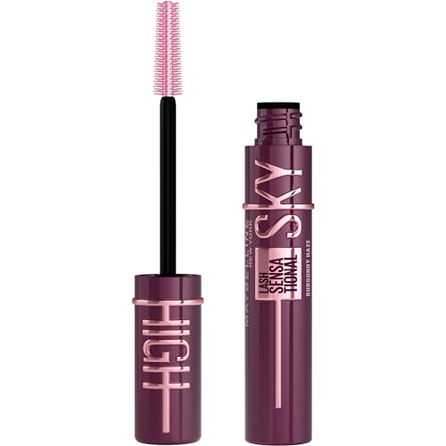 Maybelline New York Lash Sensational Sky High Boosting Tinted Primer, Lengthening & Thickening Primer Lashes Care, Serum Infused Base with Vitamin B5 & Ceramides