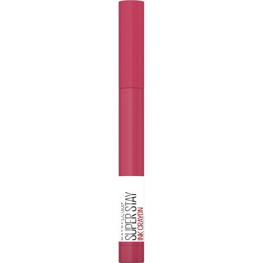 Maybelline Lipstick, Superstay Matte Ink Crayon Longlasting Dark Red Lipstick With Precision Applicator 50 Own Your Empire