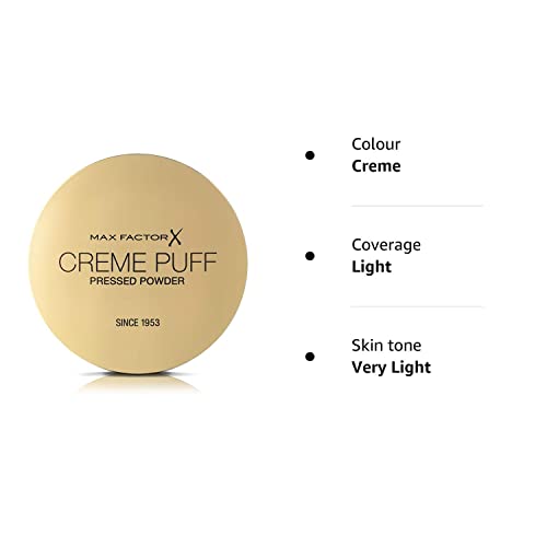 Max Factor Crème Puff Pressed Powder, 13 Nouveau Beige, 14g