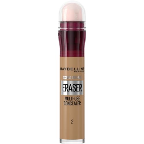 Maybelline Instant Anti Age Eraser Eye Concealer, Dark Circles and Blemish Concealer, Ultra Blendable Formula, 06 Neutraliser