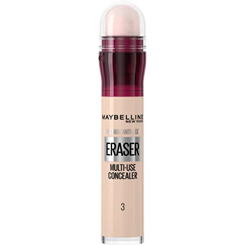 Maybelline Instant Anti Age Eraser Eye Concealer, Dark Circles and Blemish Concealer, Ultra Blendable Formula, 06 Neutraliser