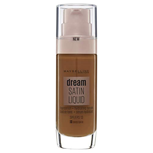 Maybelline Foundation, Dream Radiant Liquid Hydrating Foundation with Hyaluronic Acid and Collagen - Lightweight, Medium Coverage Up to 12 Hour Hydration - 30 Sand