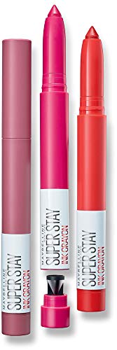 Maybelline Lipstick, Superstay Matte Ink Crayon Longlasting Dark Red Lipstick With Precision Applicator 50 Own Your Empire