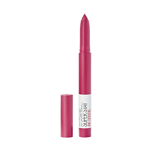 Maybelline Lipstick, Superstay Matte Ink Crayon Longlasting Dark Red Lipstick With Precision Applicator 50 Own Your Empire