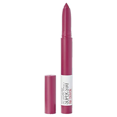 Maybelline Lipstick, Superstay Matte Ink Crayon Longlasting Dark Red Lipstick With Precision Applicator 50 Own Your Empire