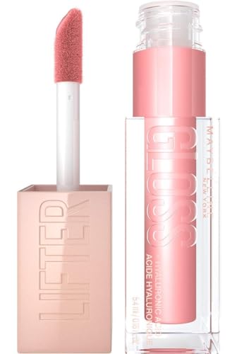 Maybelline New York Lifter Gloss, Hydrating Lip Gloss with Hyaluronic Acid, 5.4 ml, Shade: 003 Moon