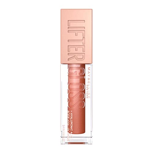 Maybelline New York Lifter Gloss, Hydrating Lip Gloss with Hyaluronic Acid, 5.4 ml, Shade: 003 Moon