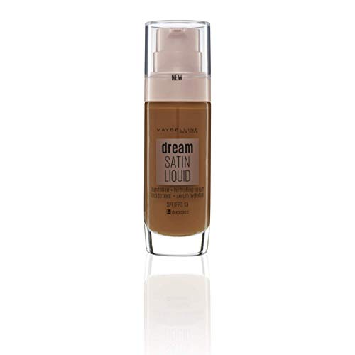 Maybelline Foundation, Dream Radiant Liquid Hydrating Foundation with Hyaluronic Acid and Collagen - Lightweight, Medium Coverage Up to 12 Hour Hydration - 30 Sand