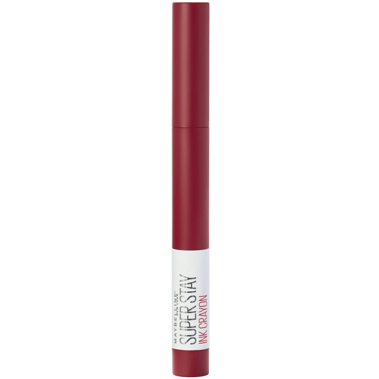 Maybelline Lipstick, Superstay Matte Ink Crayon Longlasting Dark Red Lipstick With Precision Applicator 50 Own Your Empire