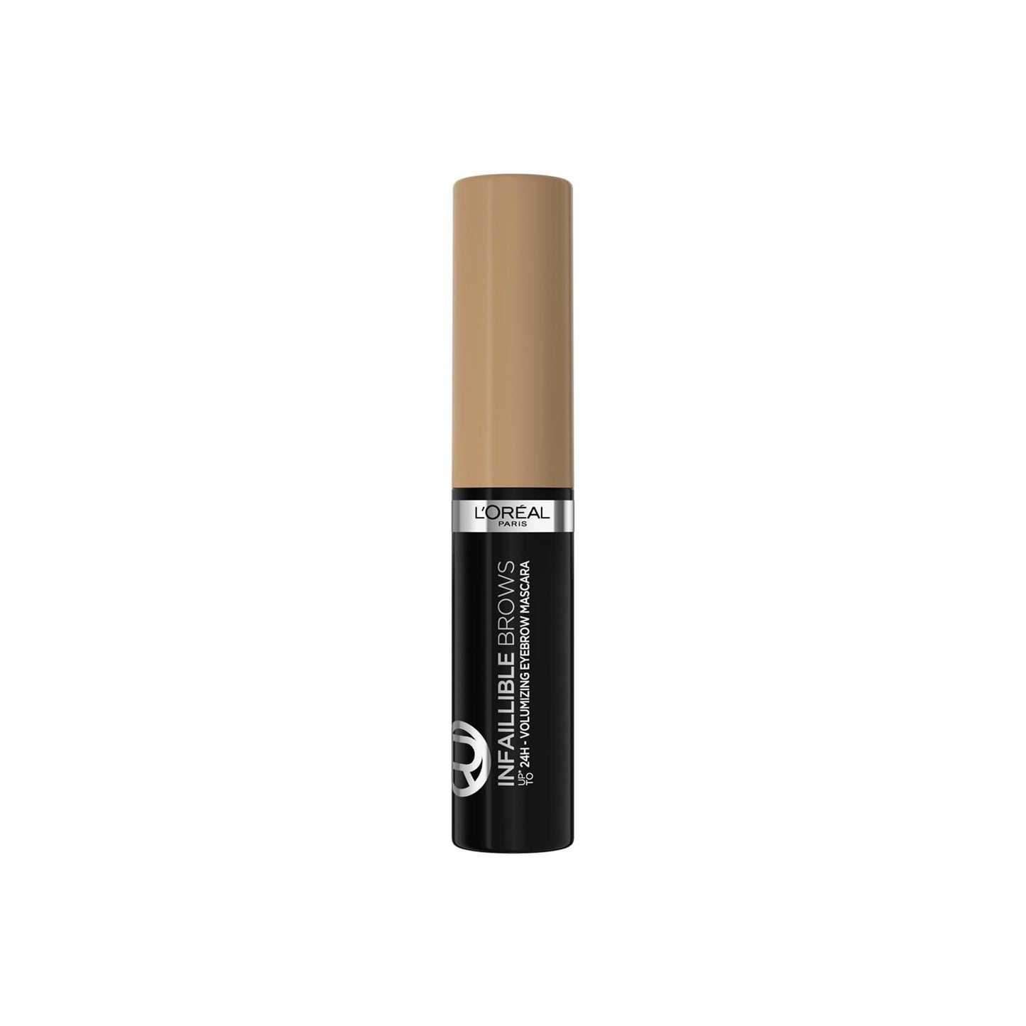 L'Oréal Paris Volumising Brow Mascara, Longwear Brow Gel for Fuller Looking Eyebrows, Up To 24 Hours Wear, Water Resistant, Infallible Brows, 5 ml, Shade: 5.0 Light Brunette