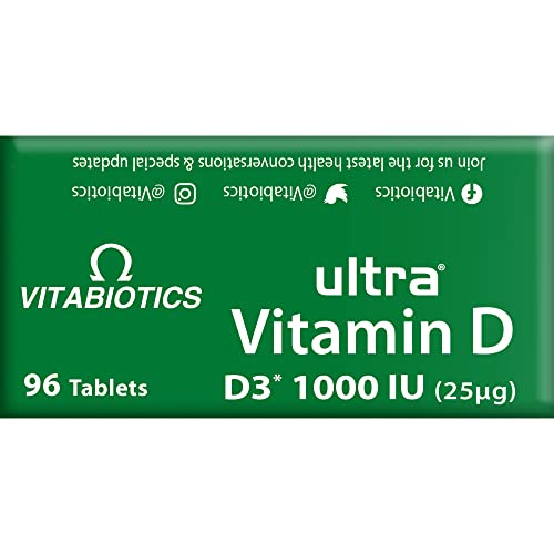 Vitabiotics Ultra Vitamin D1000IU-96 Tablets