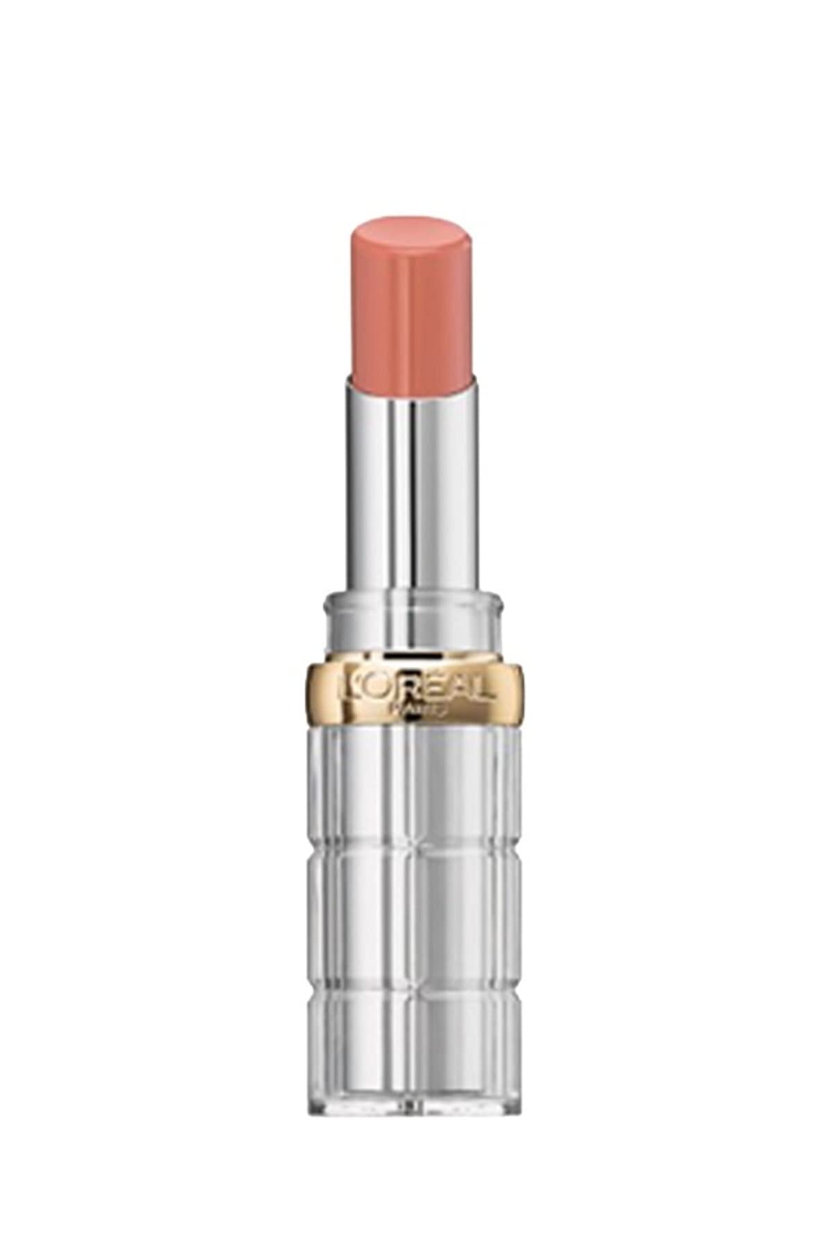 L'Oreal Paris Lipstick, Balm-In-Lipstick, Keep Lips Hydrated and Smooth, Natural-Looking Shiny Finish, Glow Paradise, 191 Nude Heaven?