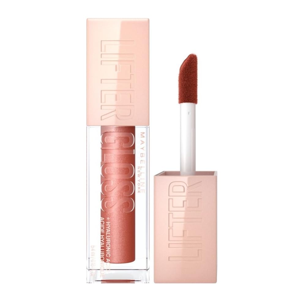 Maybelline New York Lifter Gloss, Hydrating Lip Gloss with Hyaluronic Acid, 5.4 ml, Shade: 003 Moon