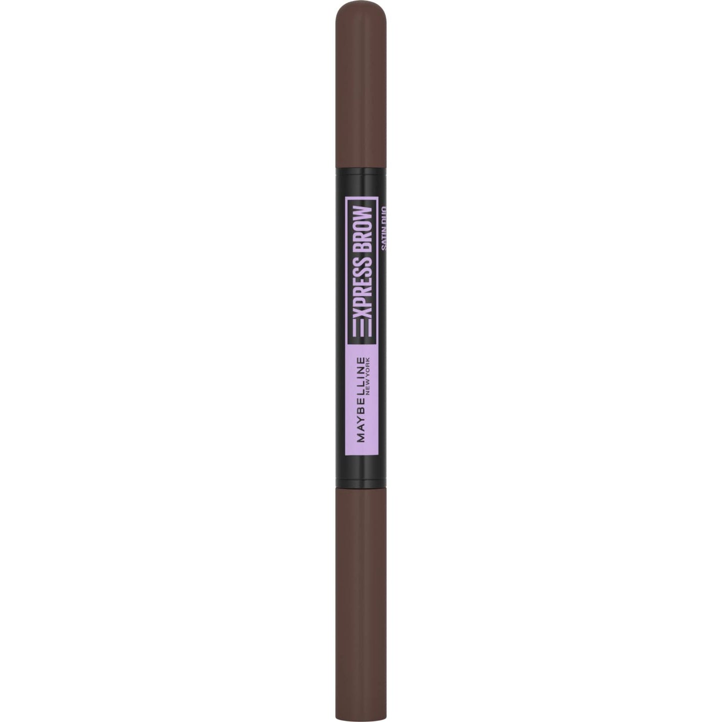 Maybelline New York Express Brow Duo Eyebrow Filling, Natural Looking 2-In-1 Pencil Pen + Filling Powder Dark Brown