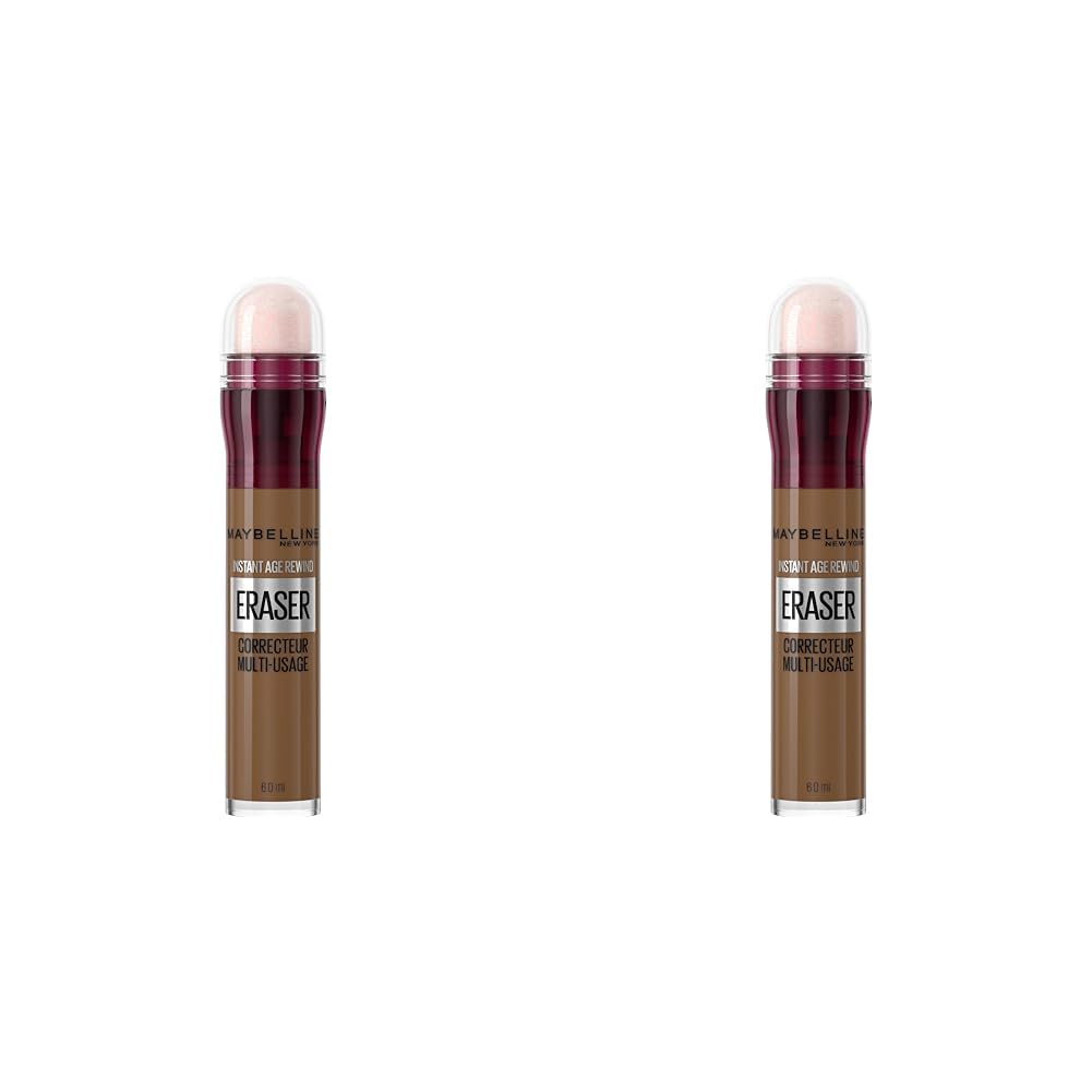 Maybelline Instant Anti Age Eraser Eye Concealer, Dark Circles and Blemish Concealer, Ultra Blendable Formula, 06 Neutraliser