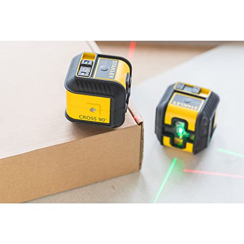 STANLEY Cross 90 Cross Line Green Beam Laser Level STHT77592-1