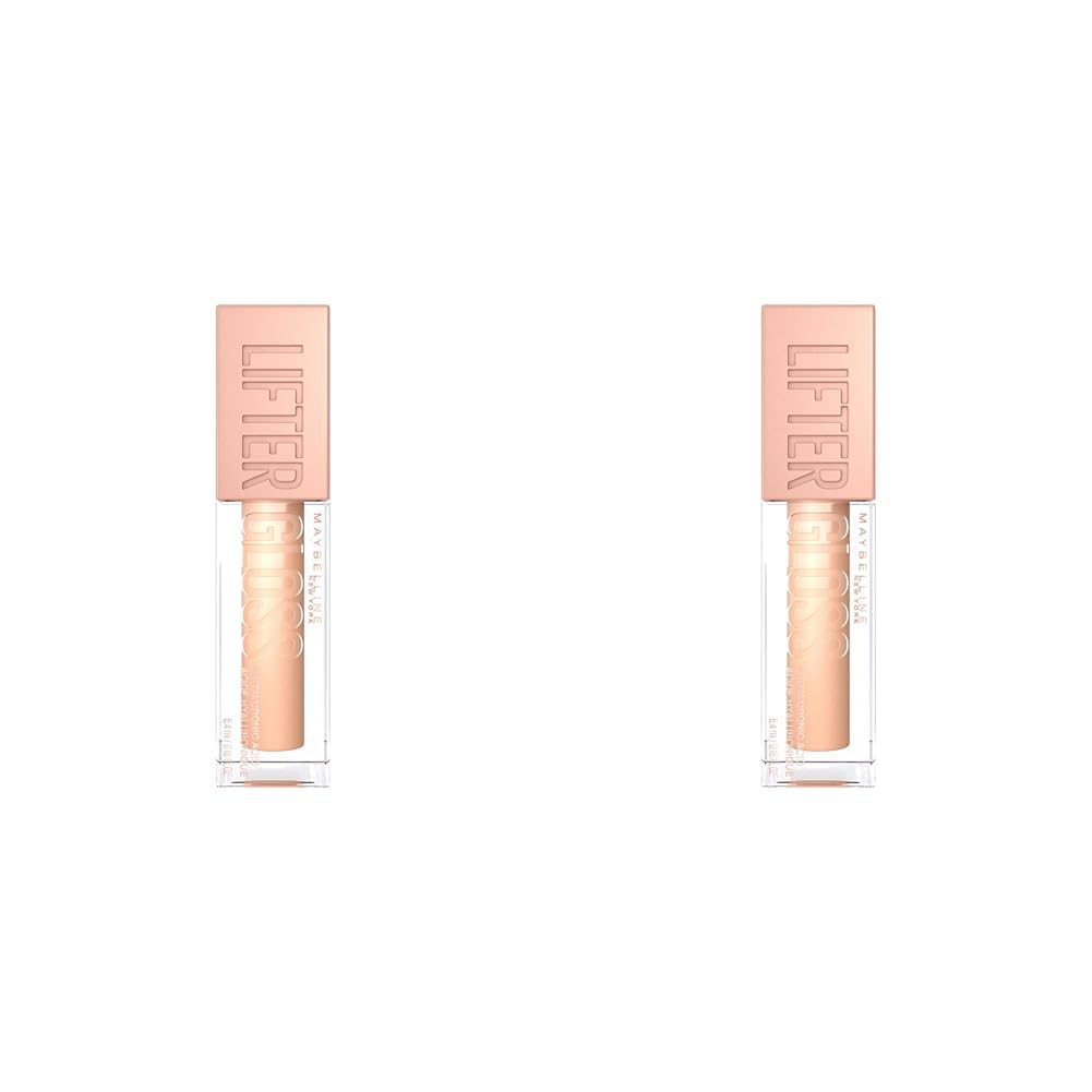 Maybelline New York Lifter Gloss, Hydrating Lip Gloss with Hyaluronic Acid, 5.4 ml, Shade: 003 Moon