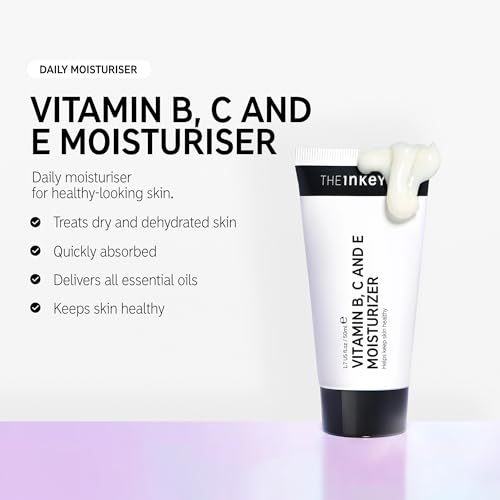 The INKEY List Vitamin B, C and E Lightweight Daily Face Moisturiser to Keep Skin Healthy 50ml