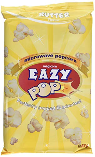 Eazypop Microwave Popcorn Butter Flavour 85g (Pack of 16)