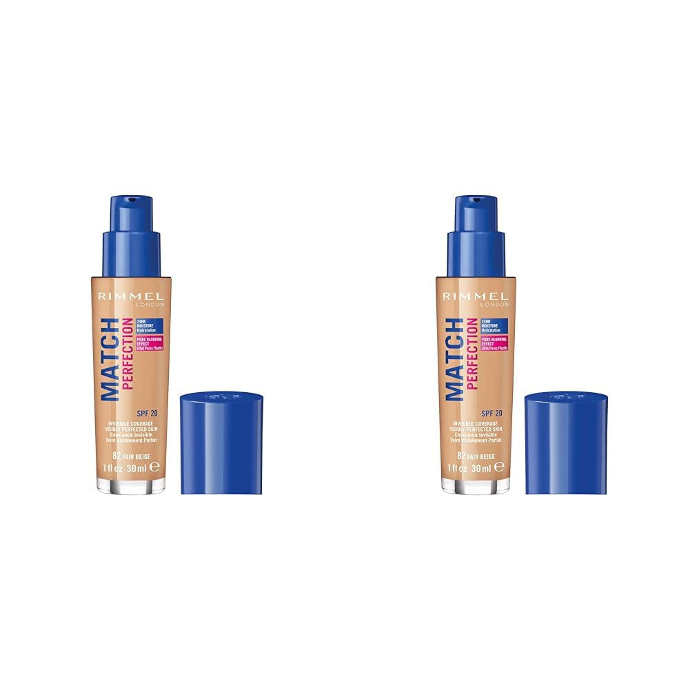 Rimmel Match Perfection Liquid Foundation, 101 Classic Ivory, 30ml