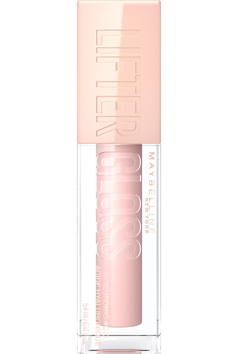 Maybelline New York Lifter Gloss, Hydrating Lip Gloss with Hyaluronic Acid, 5.4 ml, Shade: 003 Moon