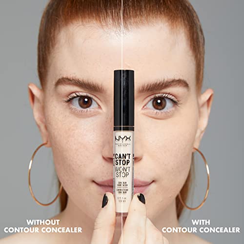 NYX Professional Makeup Can'T Stop Won'T Stop Full Coverage Concealer - Natural, 3.50ml