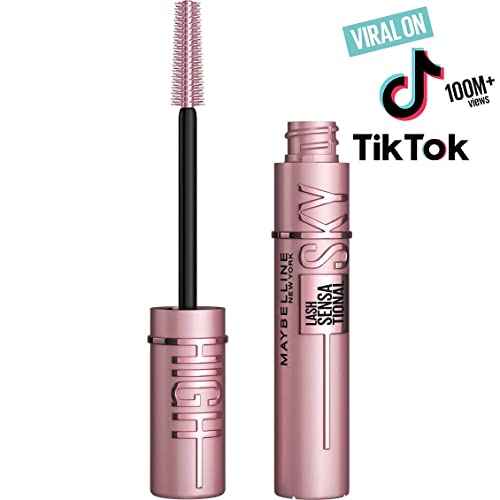 Maybelline New York Lash Sensational Sky High Boosting Tinted Primer, Lengthening & Thickening Primer Lashes Care, Serum Infused Base with Vitamin B5 & Ceramides