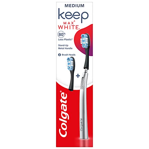 Colgate Keep 360 Deep Clean Toothbrush Replacement Heads to be used with Colgate Keep replaceable head toothbrush comes in a pack of 2 soft toothbrush replacement heads tongue and cheek cleaner