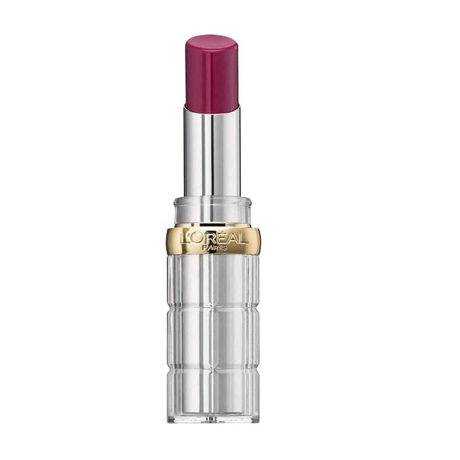 L'Oreal Paris Lipstick, Balm-In-Lipstick, Keep Lips Hydrated and Smooth, Natural-Looking Shiny Finish, Glow Paradise, 191 Nude Heaven?