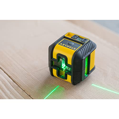 STANLEY Cross 90 Cross Line Green Beam Laser Level STHT77592-1