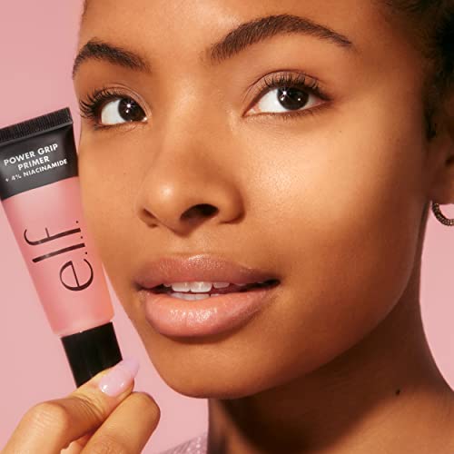 e.l.f. Power Grip Primer, Gel-Based & Hydrating Face Primer For Smoothing Skin & Gripping Makeup, Moisturizes & Primes, 0.811 Fl Oz, Clear