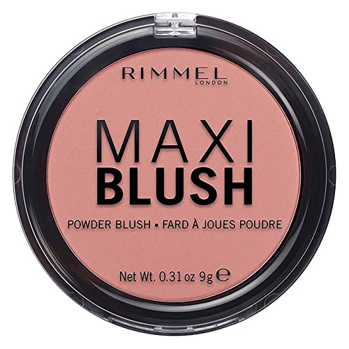 Rimmel London Maxi Blush Pigmented Powder Blusher, Wild Card, 9 g