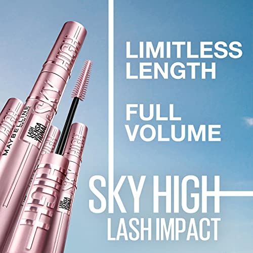 Maybelline New York Lash Sensational Sky High Boosting Tinted Primer, Lengthening & Thickening Primer Lashes Care, Serum Infused Base with Vitamin B5 & Ceramides