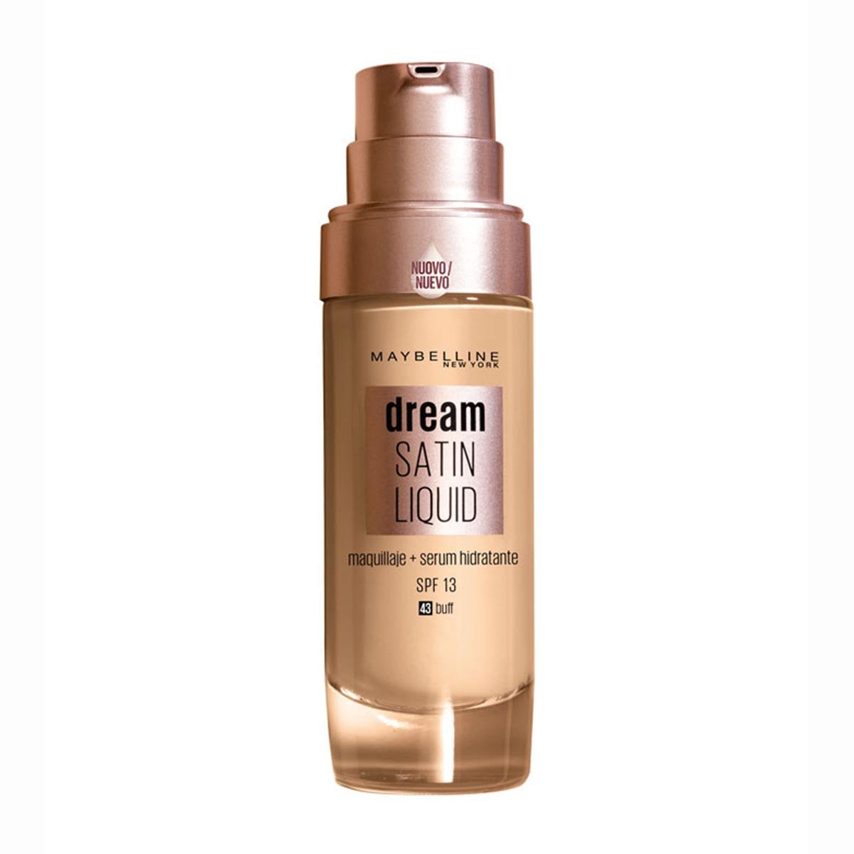 Maybelline Foundation, Dream Radiant Liquid Hydrating Foundation with Hyaluronic Acid and Collagen - Lightweight, Medium Coverage Up to 12 Hour Hydration - 30 Sand