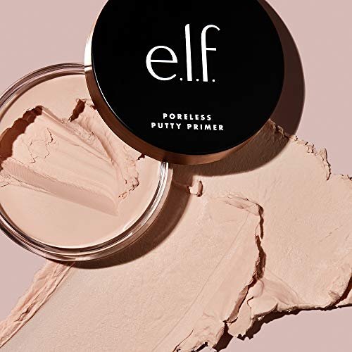 e.l.f, Luminous Putty Primer, Skin Perfecting, Lightweight, Silky, Long Lasting, Hydrates, Creates a Smooth Base, Illuminates, Plumps, Infused with hyaluronic acid and vegan collagen, 21g