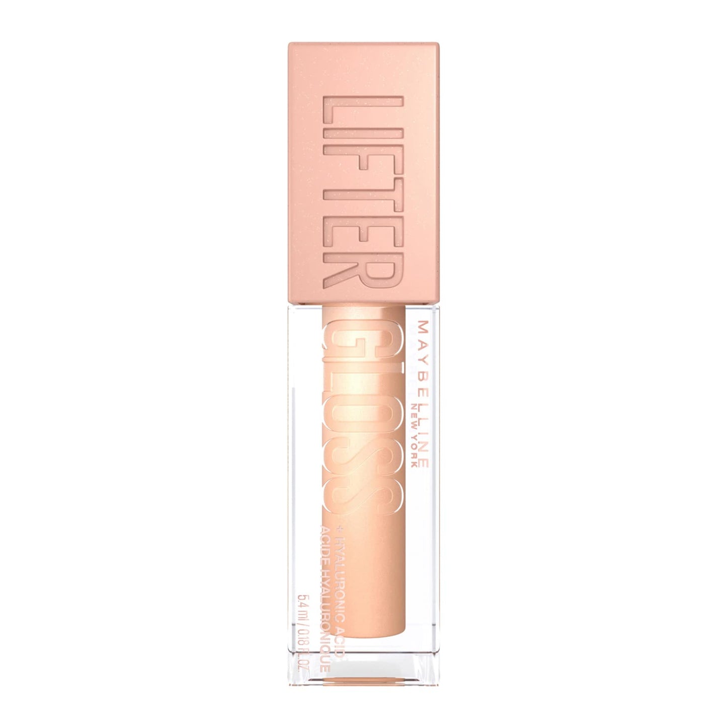 Maybelline New York Lifter Gloss, Hydrating Lip Gloss with Hyaluronic Acid, 5.4 ml, Shade: 003 Moon