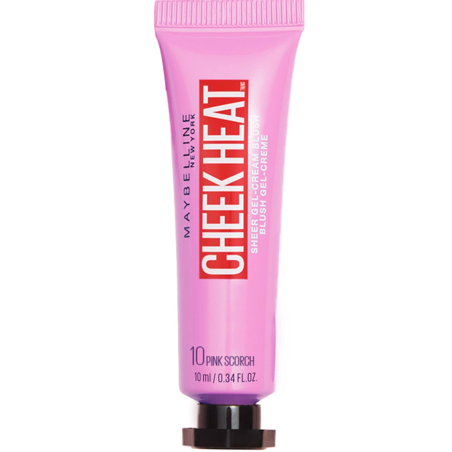 Maybelline Cheek Heat Water Infused Hydrating Gel Sheer Blusher, 15 Nude Burn, 10 ml (Pack of 1)