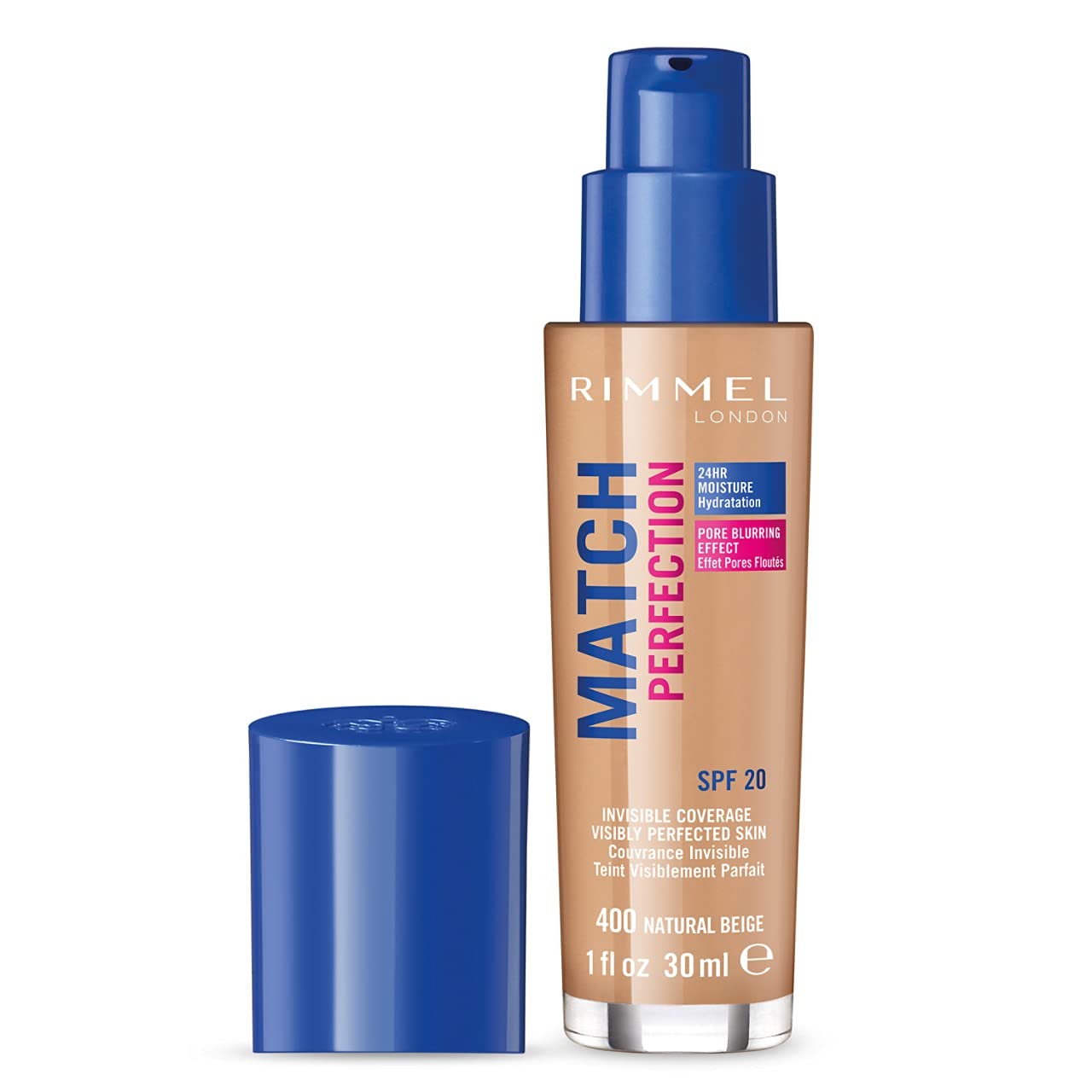 Rimmel Match Perfection Liquid Foundation, 101 Classic Ivory, 30ml