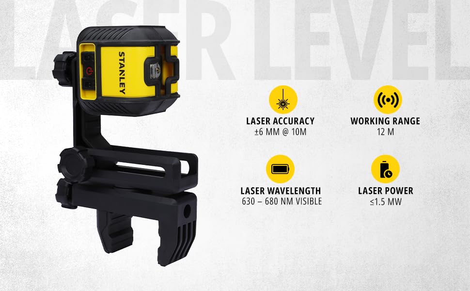 STANLEY Cross 90 Cross Line Green Beam Laser Level STHT77592-1