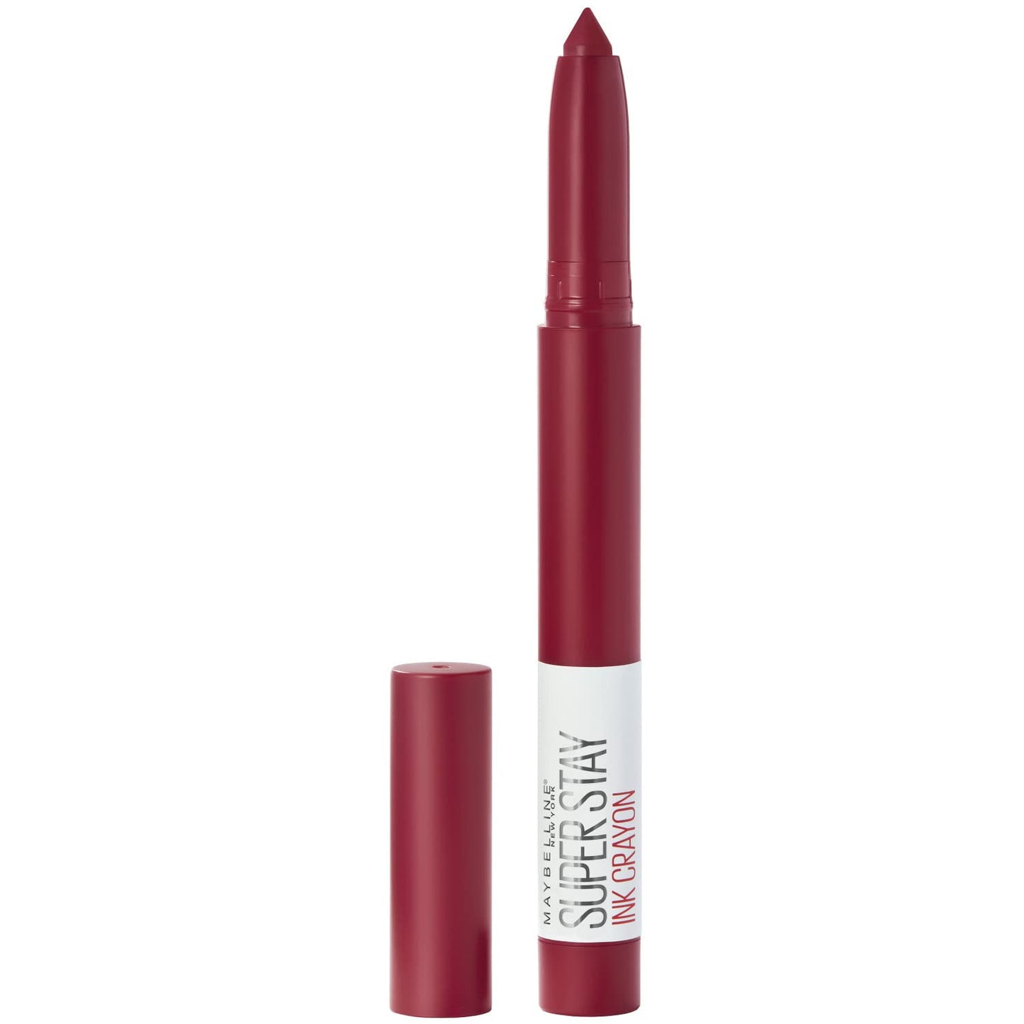 Maybelline Lipstick, Superstay Matte Ink Crayon Longlasting Dark Red Lipstick With Precision Applicator 50 Own Your Empire