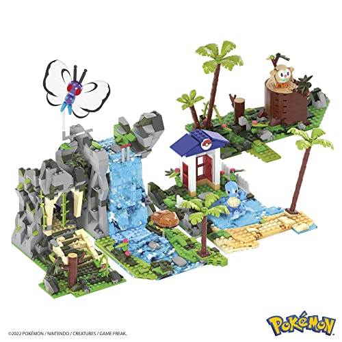 MEGA Pokémon Building Toys Set Jungle Voyage with 1362 Pieces, 4 Articulated and Poseable Characters and Environment, for Kids, HHN61