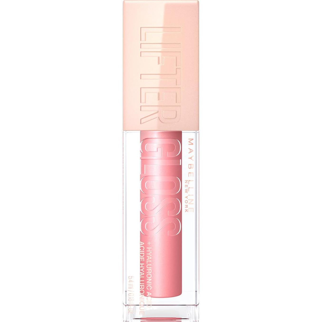 Maybelline New York Lifter Gloss, Hydrating Lip Gloss with Hyaluronic Acid, 5.4 ml, Shade: 003 Moon