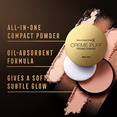 Max Factor Crème Puff Pressed Powder, 13 Nouveau Beige, 14g