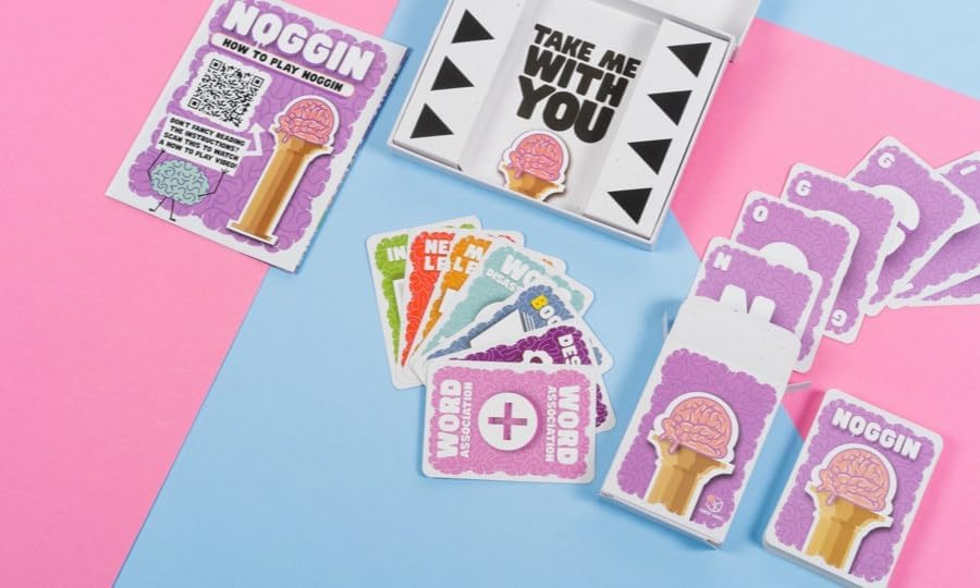 Noggin | Mind Melting Card Game from TV & Radio Personality Matt Edmondson | Ages 10+ | 2-20 Players | 10 Minutes Playing Time