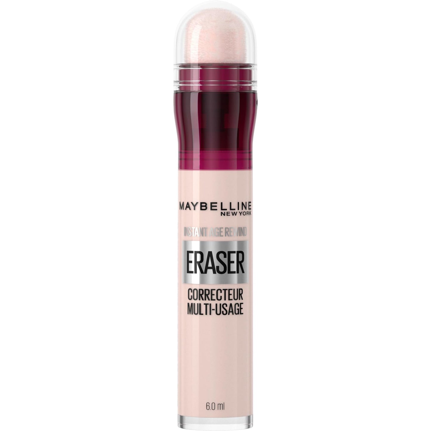 Maybelline Instant Anti Age Eraser Eye Concealer, Dark Circles and Blemish Concealer, Ultra Blendable Formula, 95 Cool Ivory