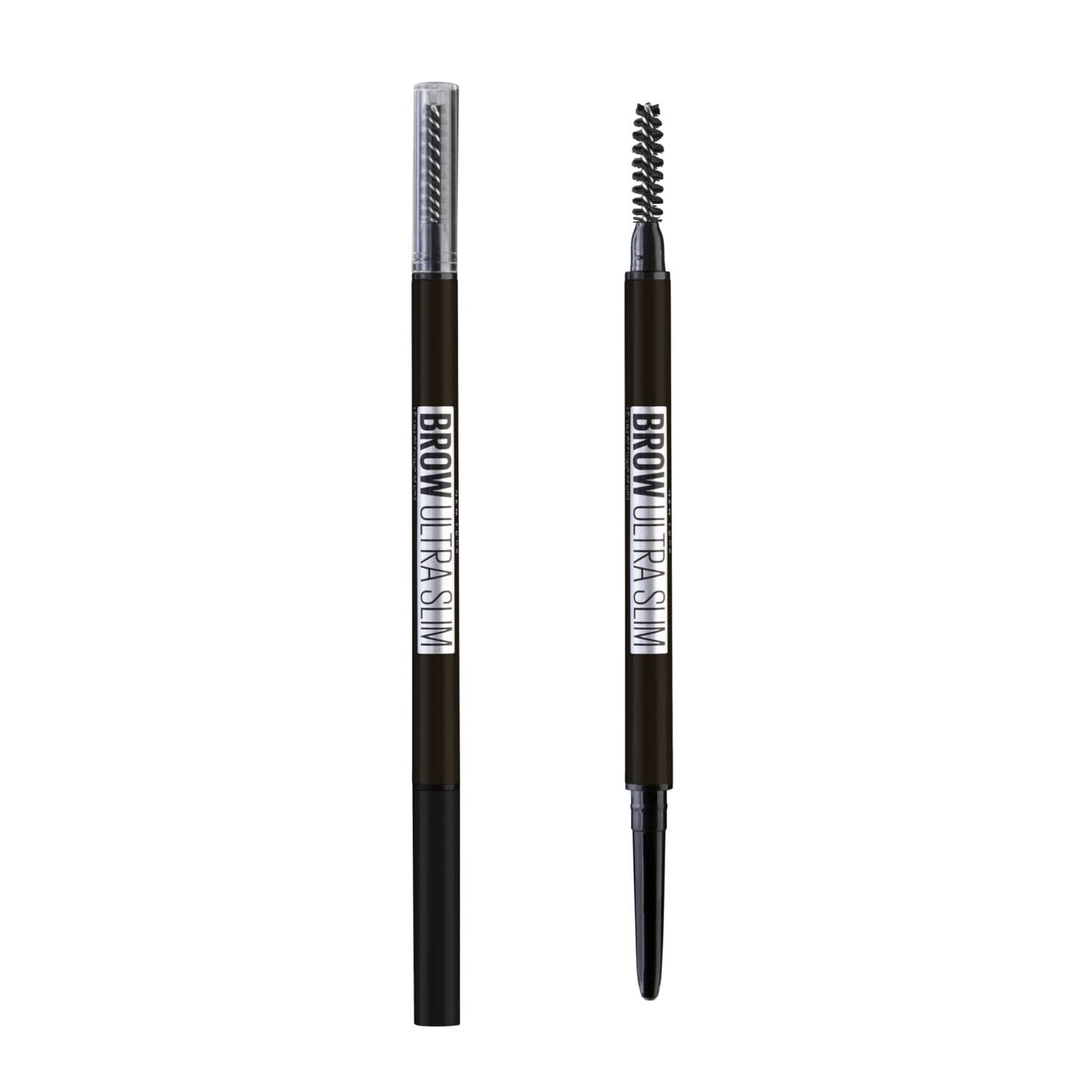 Maybelline New York Express Brow Duo Eyebrow Filling, Natural Looking 2-In-1 Pencil Pen + Filling Powder Dark Brown