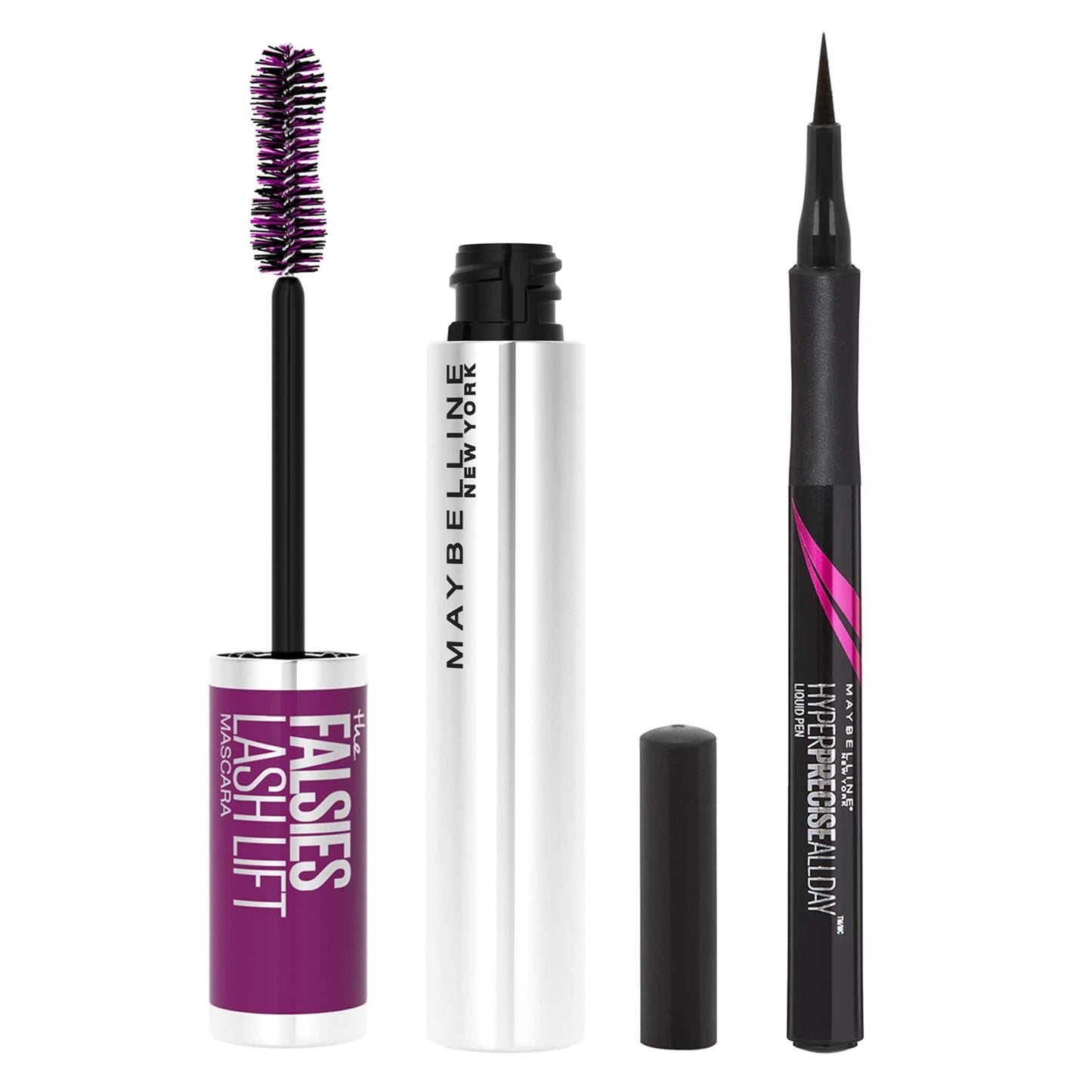 Maybelline The Falsies Instant Lash Lift Look Lengthening Volumising Mascara, Ultra black, 9.6 ml (Pack of 1)